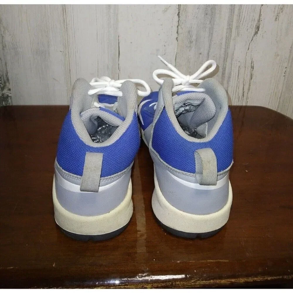 Nike Youth Team Hustle Basketball Shoes Blue 747998-400 Size 7 Hi Top